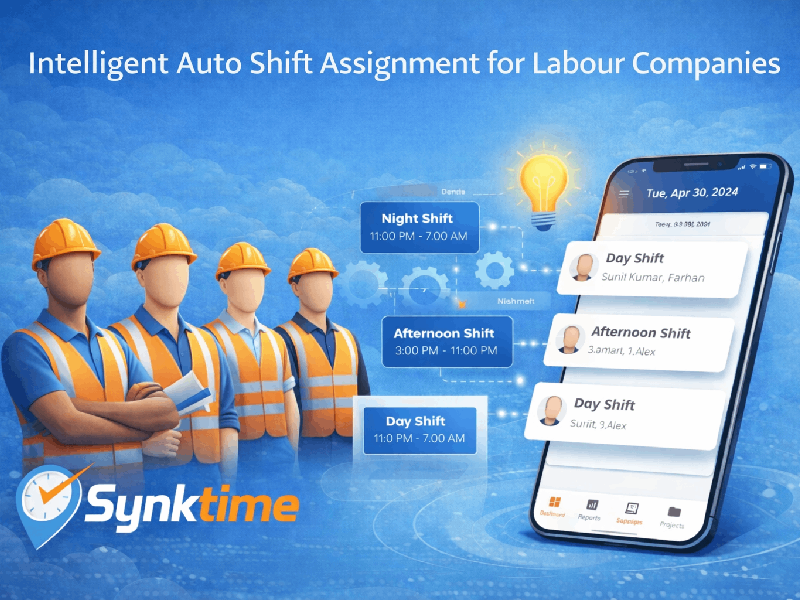 Cloud Attendance Auto Shift Management | Labour Workforce Scheduling Software